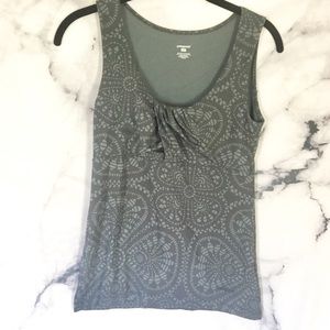 Patagonia Grey Patterned Tank Top